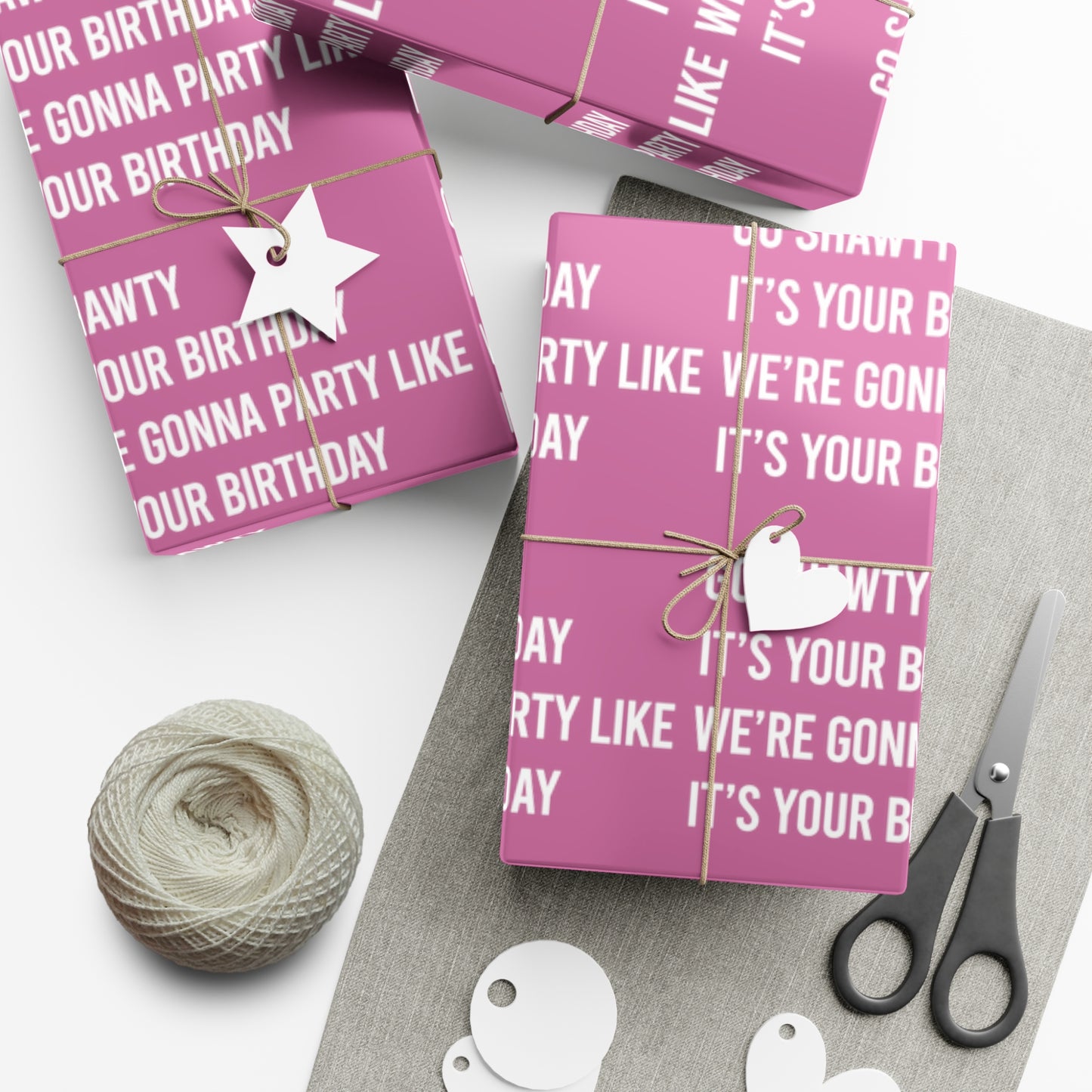 Rapping Paper - "Go Shawty It's Your Birthday"