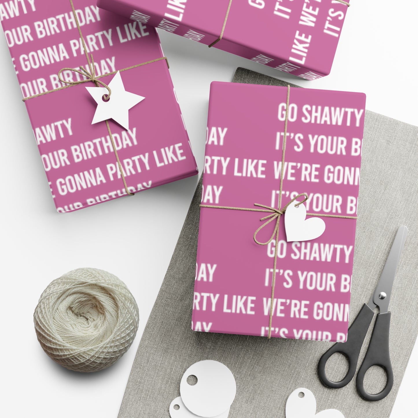 Rapping Paper - "Go Shawty It's Your Birthday"
